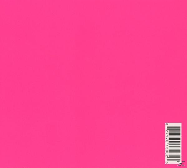 Heller pinker Hintergrund, einfach, mit einem Barcode unten rechts.