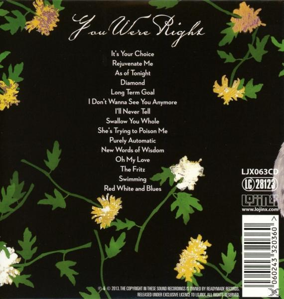 Brendan Benson - You Were Right  - (CD)