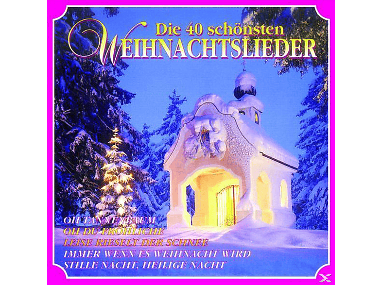 VARIOUS – Die 40 Schönsten Weinhachtslieder – (CD)