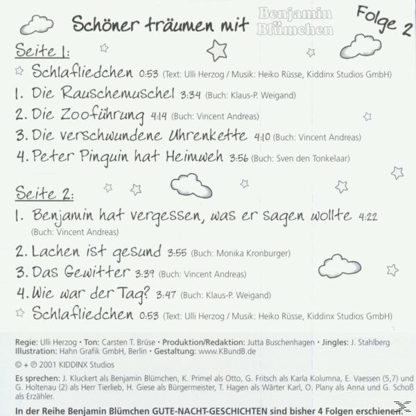 CD-Cover mit Text und Illustrationen. Listet Songs und Credits auf der Seite auf.