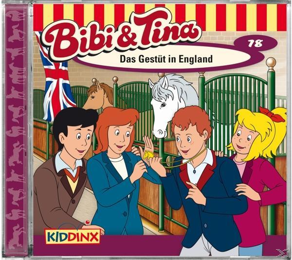 CD-Cover: Vier Kinder mit Pferden. Der Union Jack. Der Titel lautet 'Bibi & Tina'.