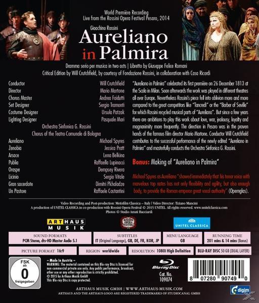 VARIOUS - Palmira In - Aureliano (Blu-ray)