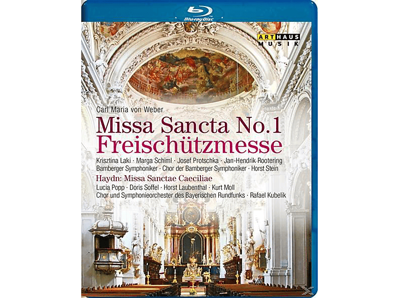 Bamberg Symphony Chorus And Orchestra Horst Stein - Missa Sancta 1/Missa Sanctae Caeciliae  - (Blu-ray)