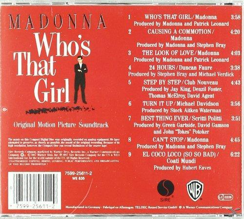 Madonna - Who's That Girl? (Ki ez a lány?) (CD)