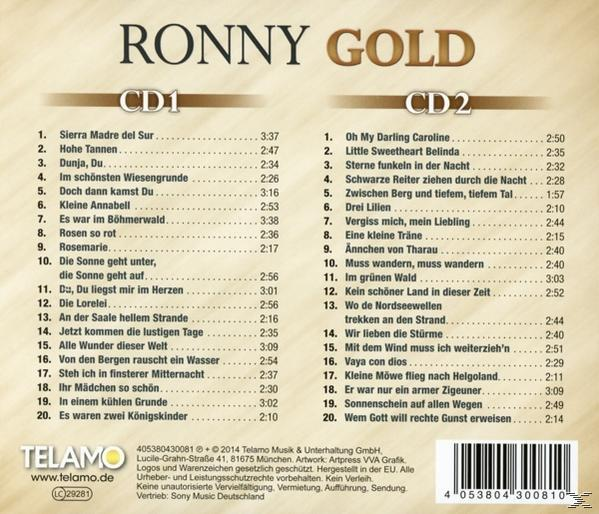 Ronny - Gold  - (CD)