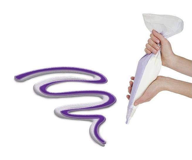 METALTEX 252427 Plastik Çift Renkte Pasta Dekorasyon Pompası