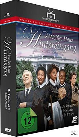 DVD-Box mit Filmplakat. Vier Personen im Vordergrund und das Weiße Haus im Hintergrund.