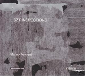 Albumcover: Liszt Inspections von Marino Formenti. Schwarz-weiße abstrakte Kunst.