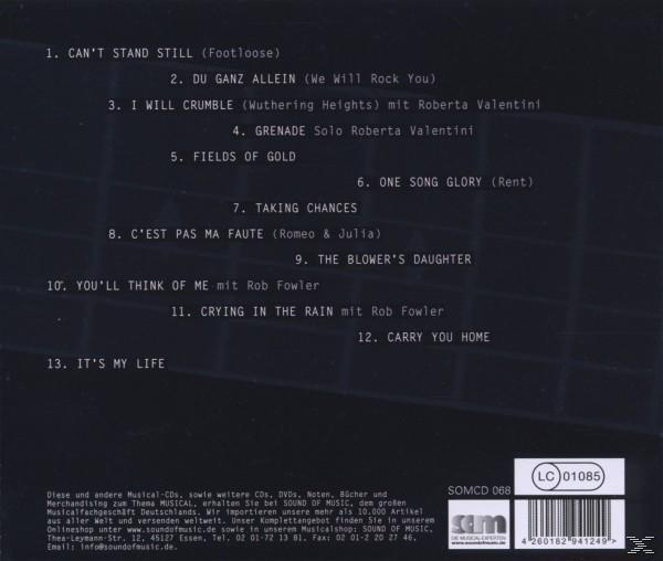 CD-Rückseite mit Trackliste in weißem Text auf dunklem Hintergrund.