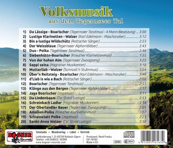 VARIOUS - Traditionelle Tal Miesbacher Aus Tegernseer Und (CD) Land - Volksmusik Dem
