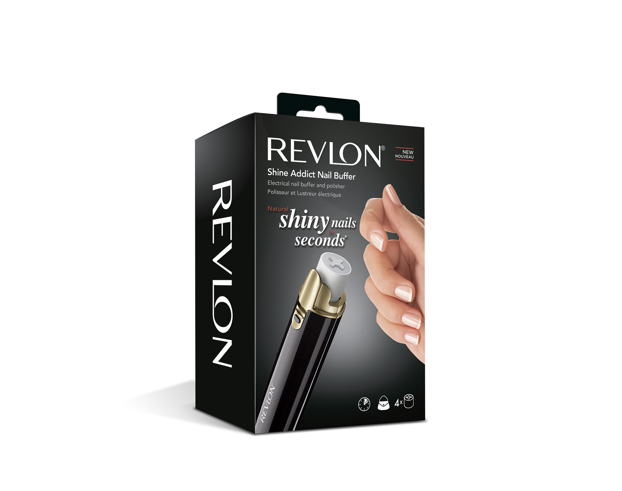 REVLON RVSP3525UKE Nagelpolierer Schwarz/Gold