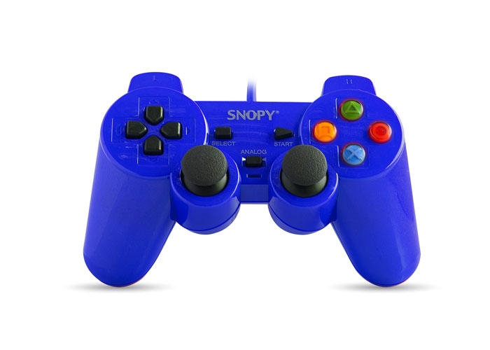 SNOPY SG-302 Mavi USB 1.8m Kablolu Oyun Kolu