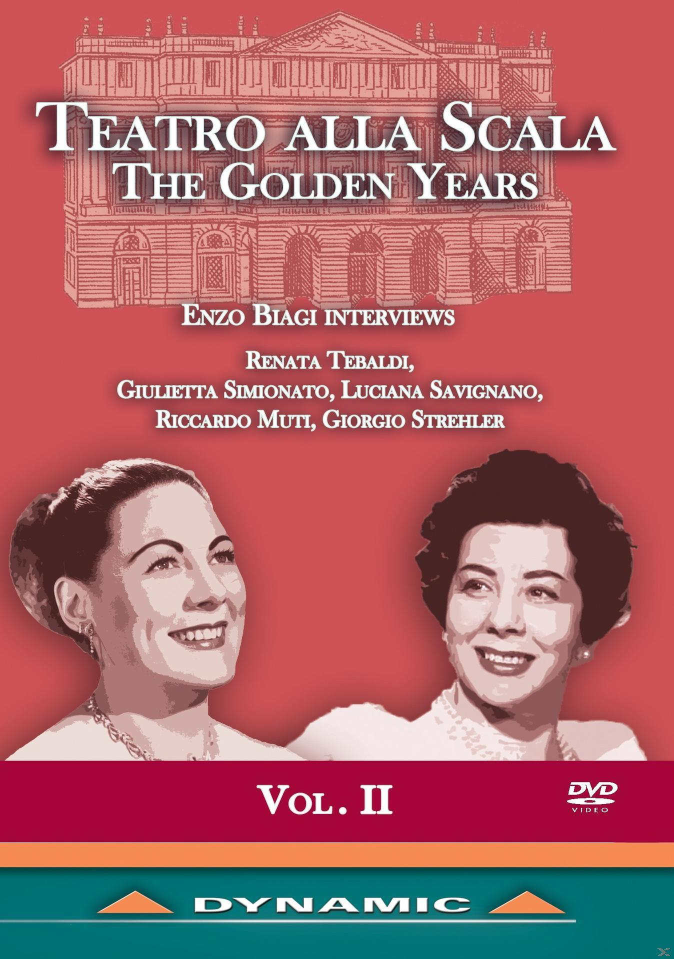 Ein DVD-Cover mit den Gesichtern zweier Frauen und Text. Roter Hintergrund, die Worte 'Teatro Alla Scala'.