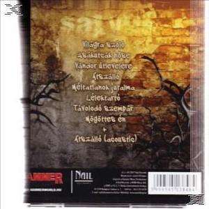 Album borító magyar szöveggel és számlistával. A háttér egy texturált fal.