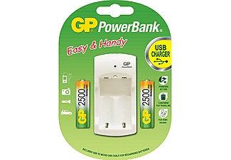 GP GPPB310USB250-2UE2 Pilli Şarj Cihazı GP2500 mAh AA