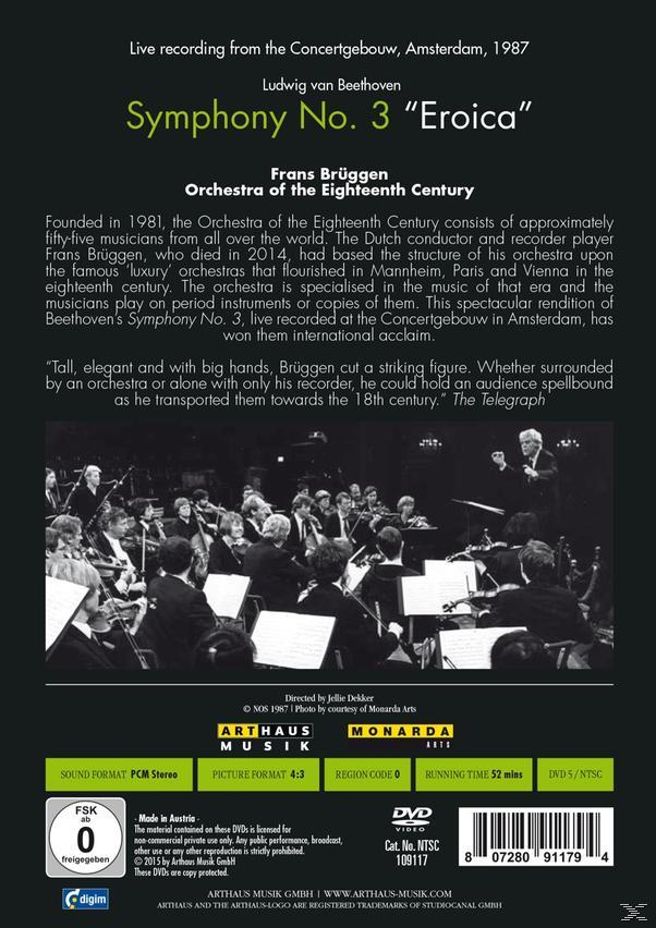 Sinfonie Eighteenth Orchestra - (DVD) Eroica Century 3 Of - The