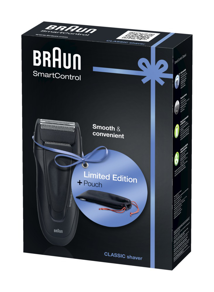 BRAUN Smart Control Rasierer Schwarz/Dunkelgrau 