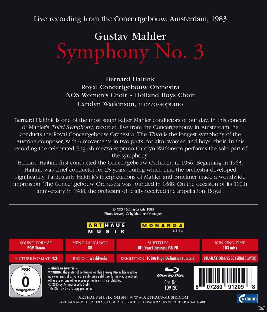 Concertgebouw VARIOUS, - Sinfonie Watkinson, - 3 (Blu-ray) Royal Carolyn Orchestra