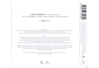 Felix Jaehn, Jasmine Thompson - Ain't Nobody (Loves Me Better)  - (5 Zoll Single CD (2-Track))