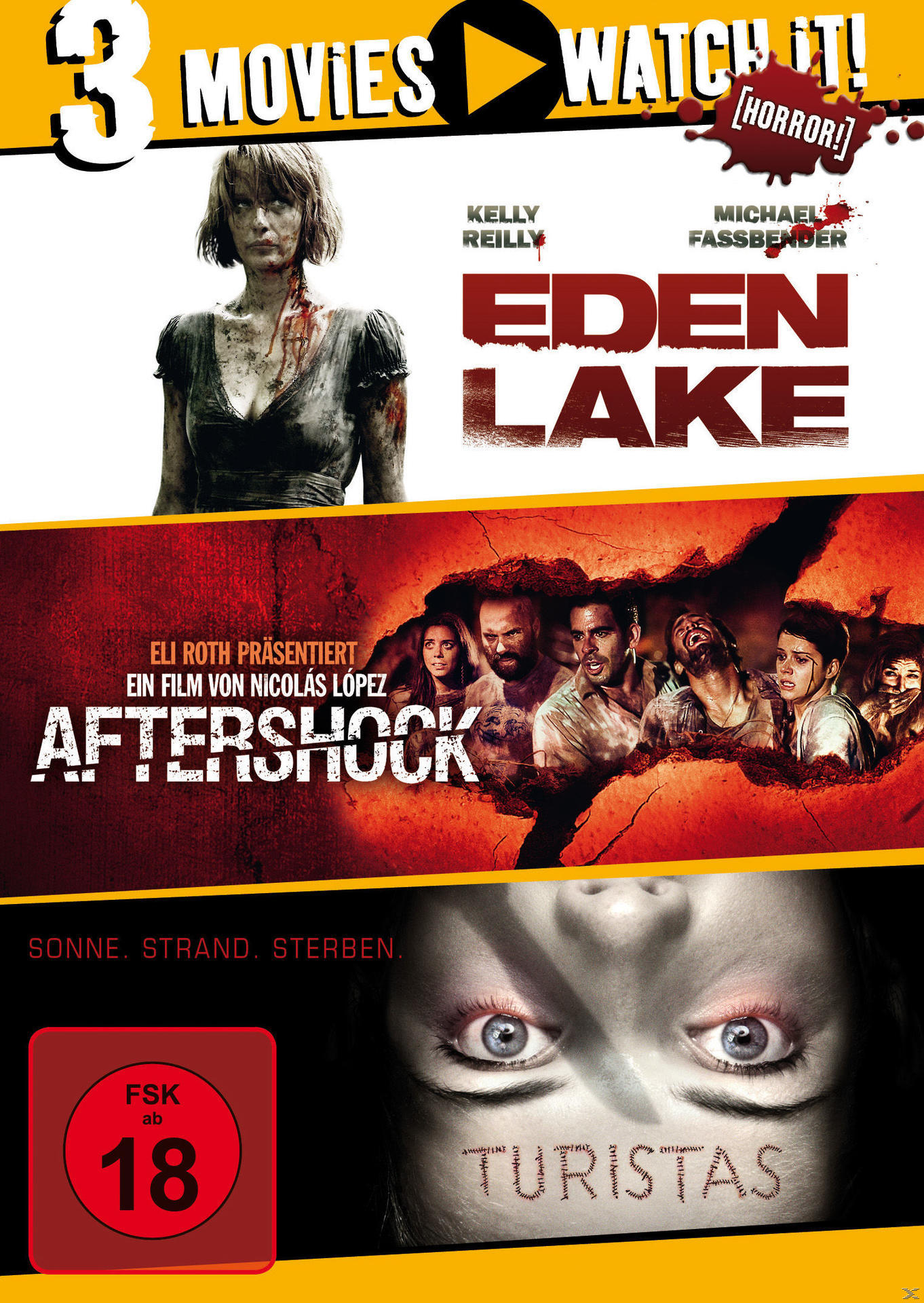 3er Collection: Eden Lake + Aftershock + Turistas DVD