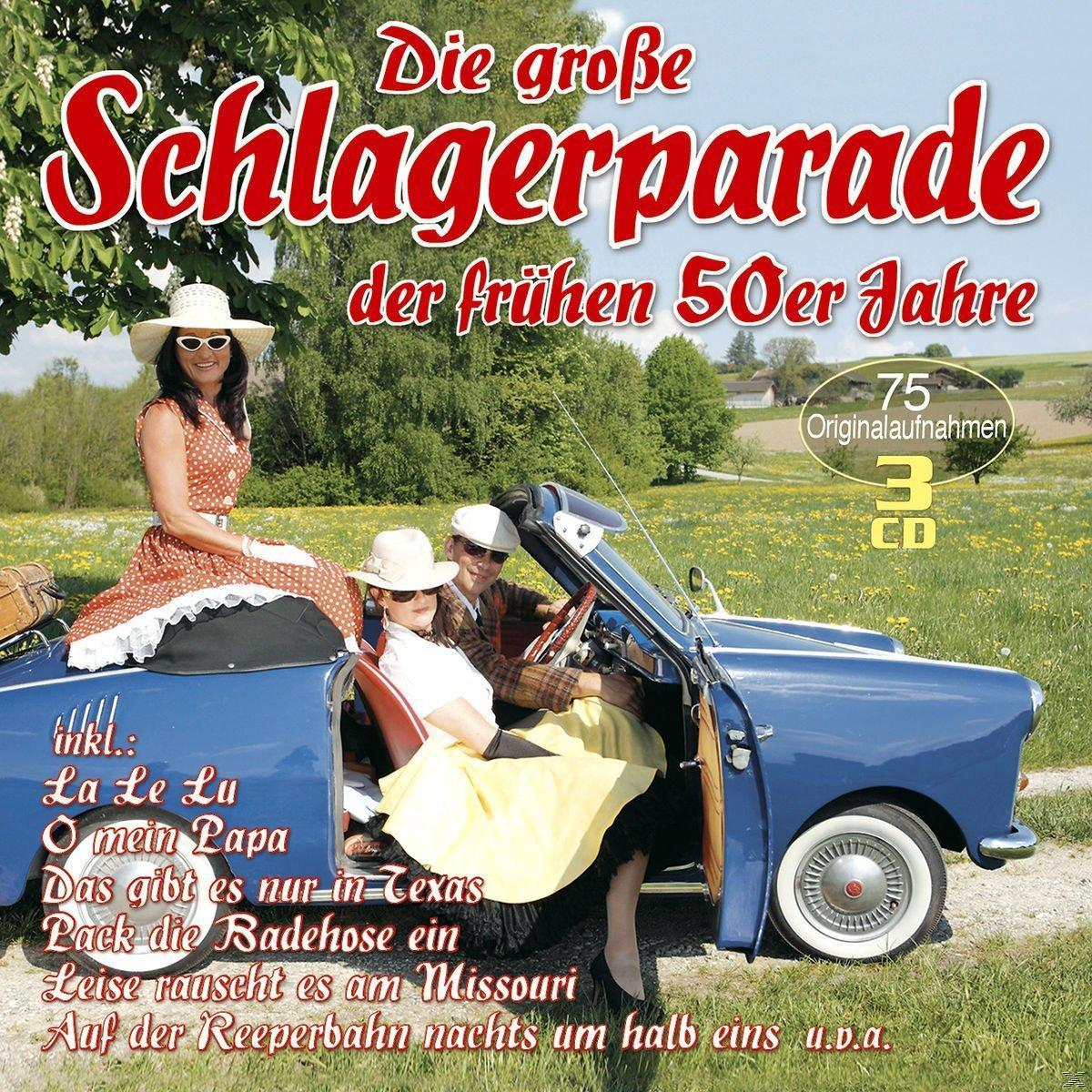VARIOUS - Die Schlagerparade Jahre - (CD) Der 50er Frühen Große