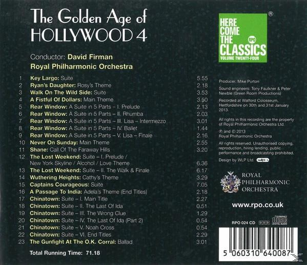 David/rpo Firman The - Age Hollywood (CD) Golden of - 4