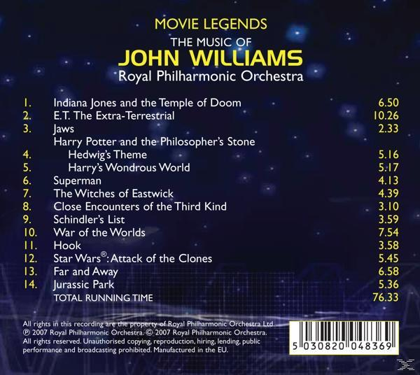 ROYAL PHILHARMONIC ORCHESTRA/KASHIF - Movie Legends  - (CD)