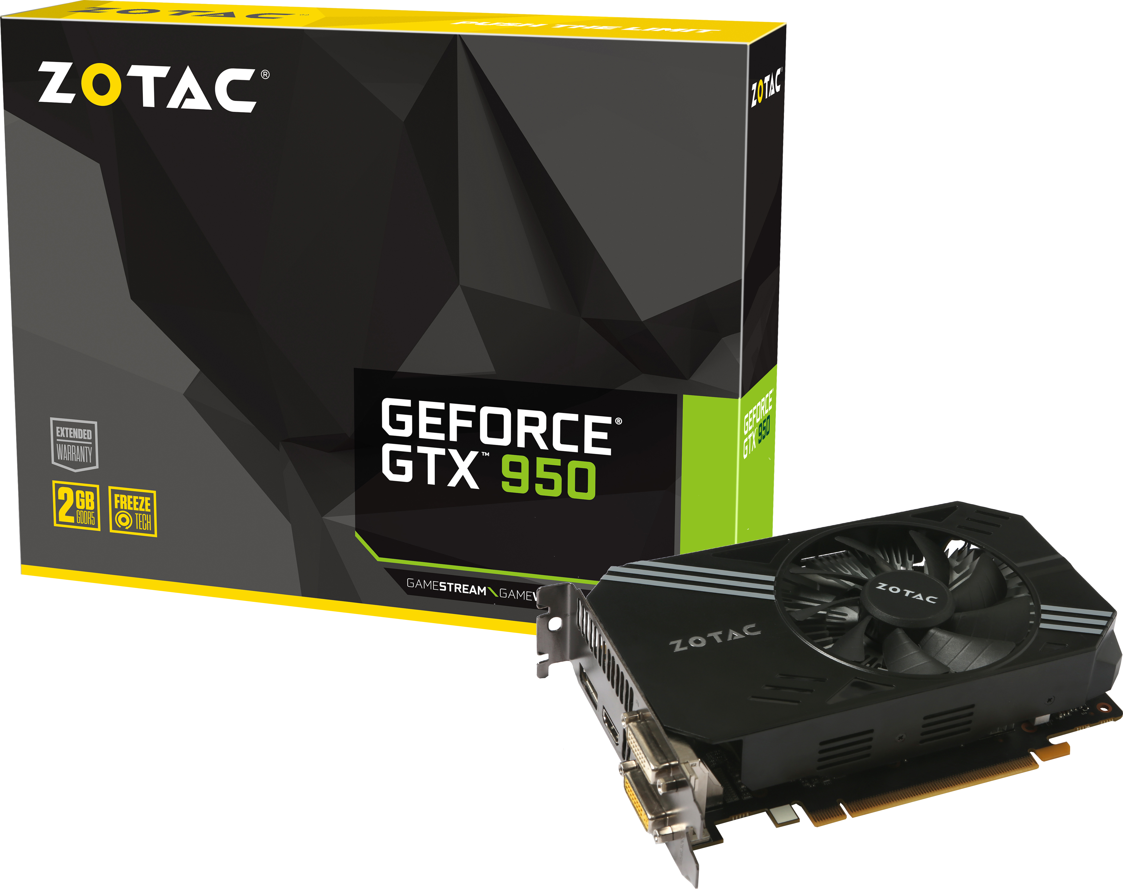 ZOTAC GeForce® GTX 950 2GB Single Fan (ZT-90601-10L)