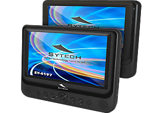 Medicina táctica santo DVD Portátil | Sytech SY4197 Doble pantalla, 9", USB, SD