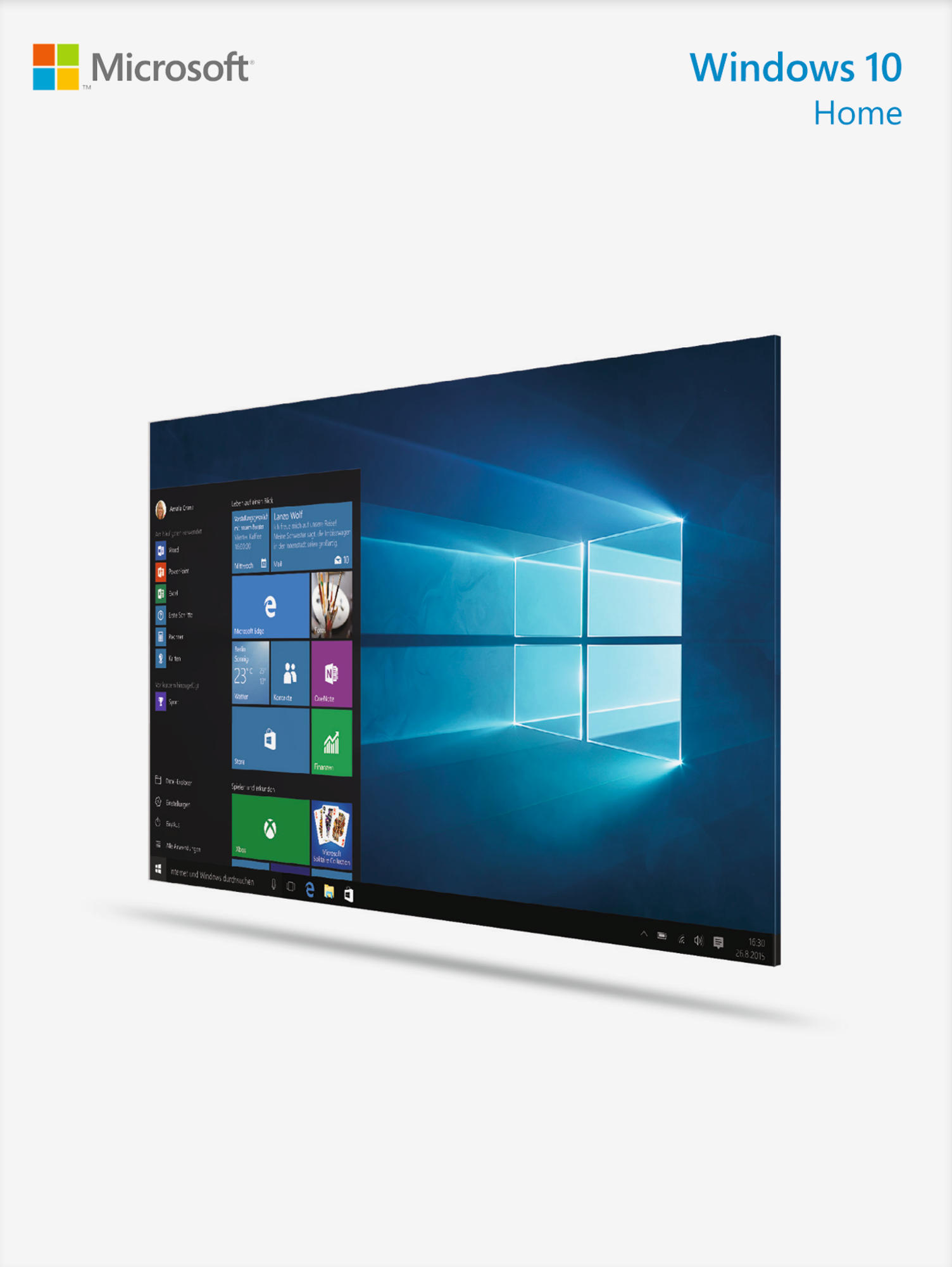 Microsoft Windows 10 Home 32/64-Bit USB Flash Drive - [PC]