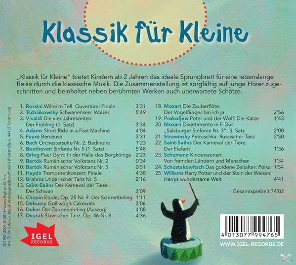 Für - - Klassik Kleine (CD) Various