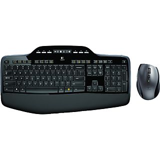 LOGITECH Draadloos toetsenbord + Draadloze muis MK710 AZERTY BE (920-002421)