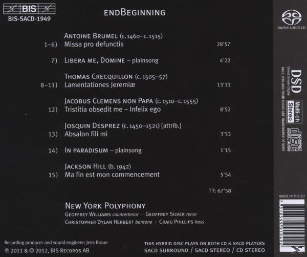 New York Polyphony - endBeginning  - (SACD Hybrid)