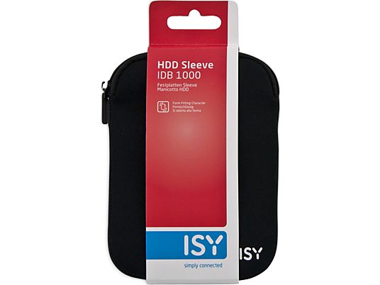 ISY IDB-1000 2.5 HDD SLEEVE BLACK - Festplattentasche (Schwarz)