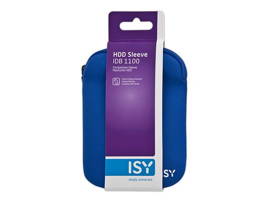 ISY IDB-1100, bleu - Housse pour disque dur (Bleu)