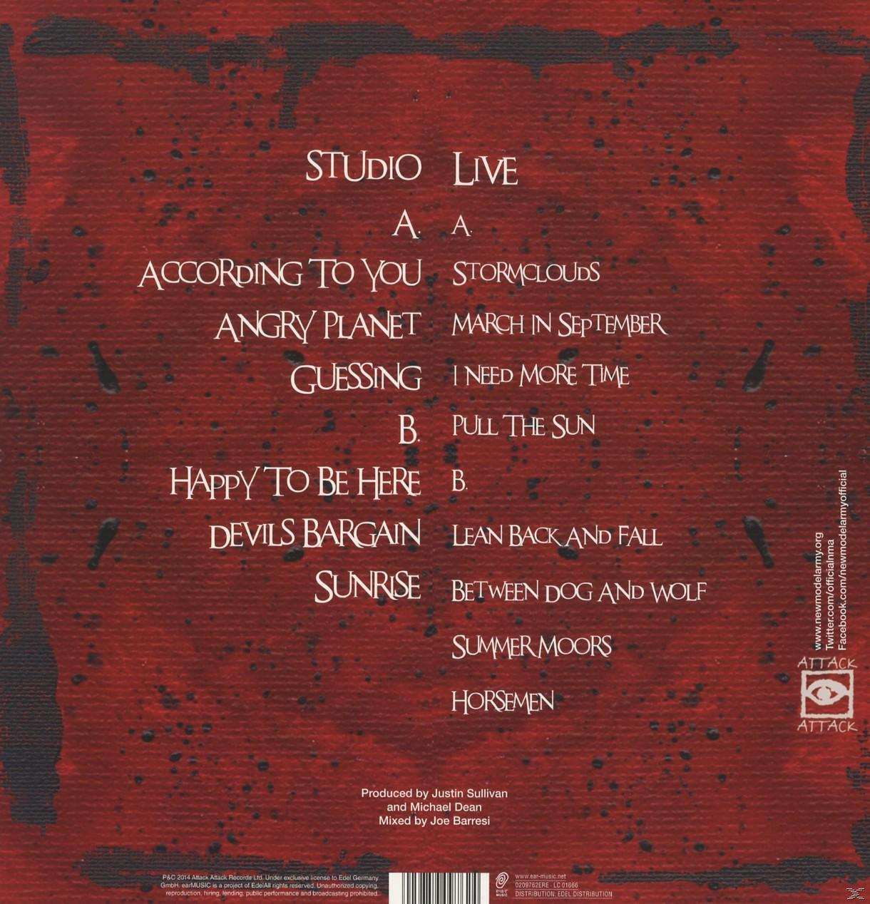 CD-Cover mit rotem Hintergrund und weißem Text.