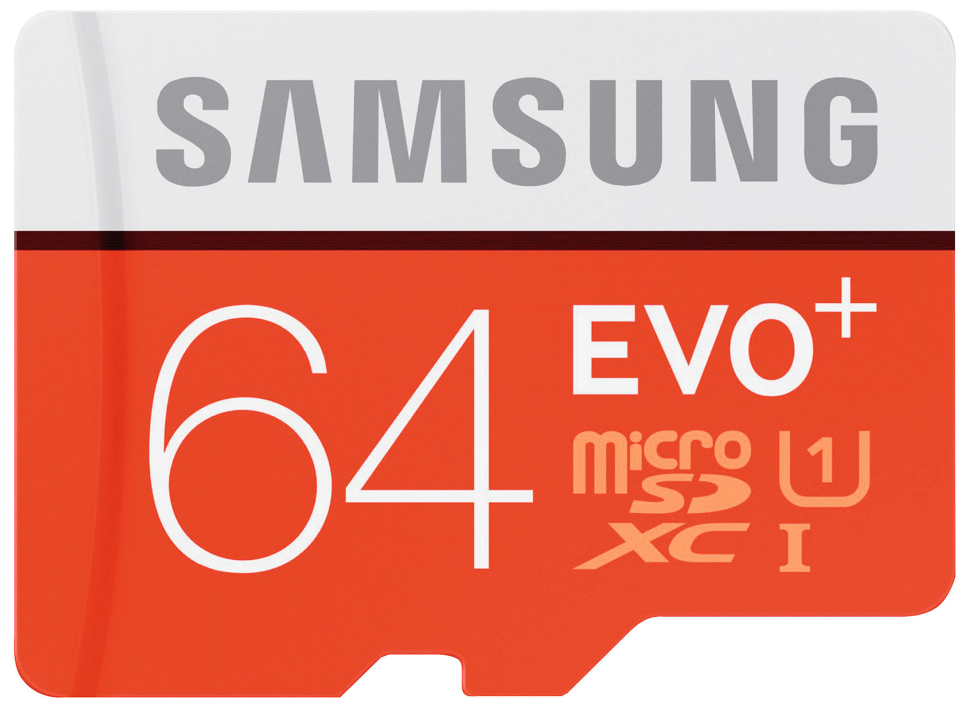 SAMSUNG EVO+, Micro-SDHC Speicherkarte, 64 GB, 80 MB/s