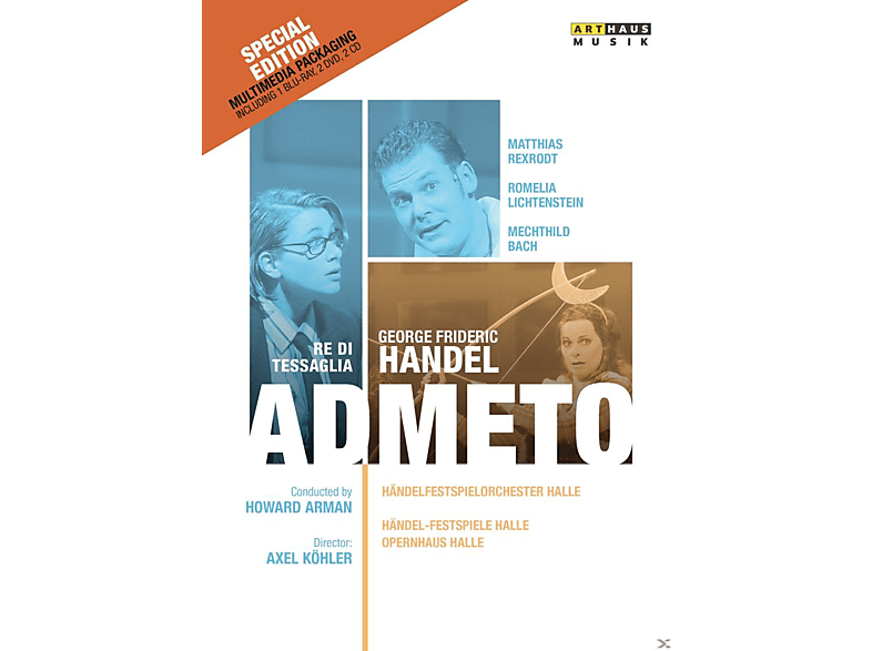 Admeto (DVD) - VARIOUS, - Halle Händelfestspielorchester