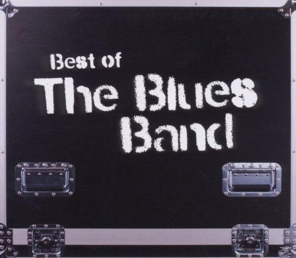 Album borító: 'Best of The Blues Band'. Fekete tok fehér felirattal. Ezüst fém keret.