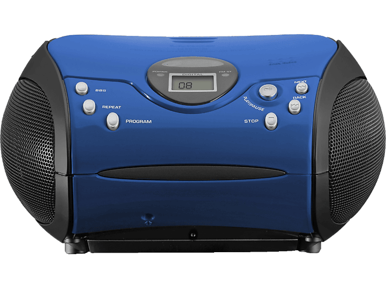LENCO Draagbare radio Blauw (SCD-24)
