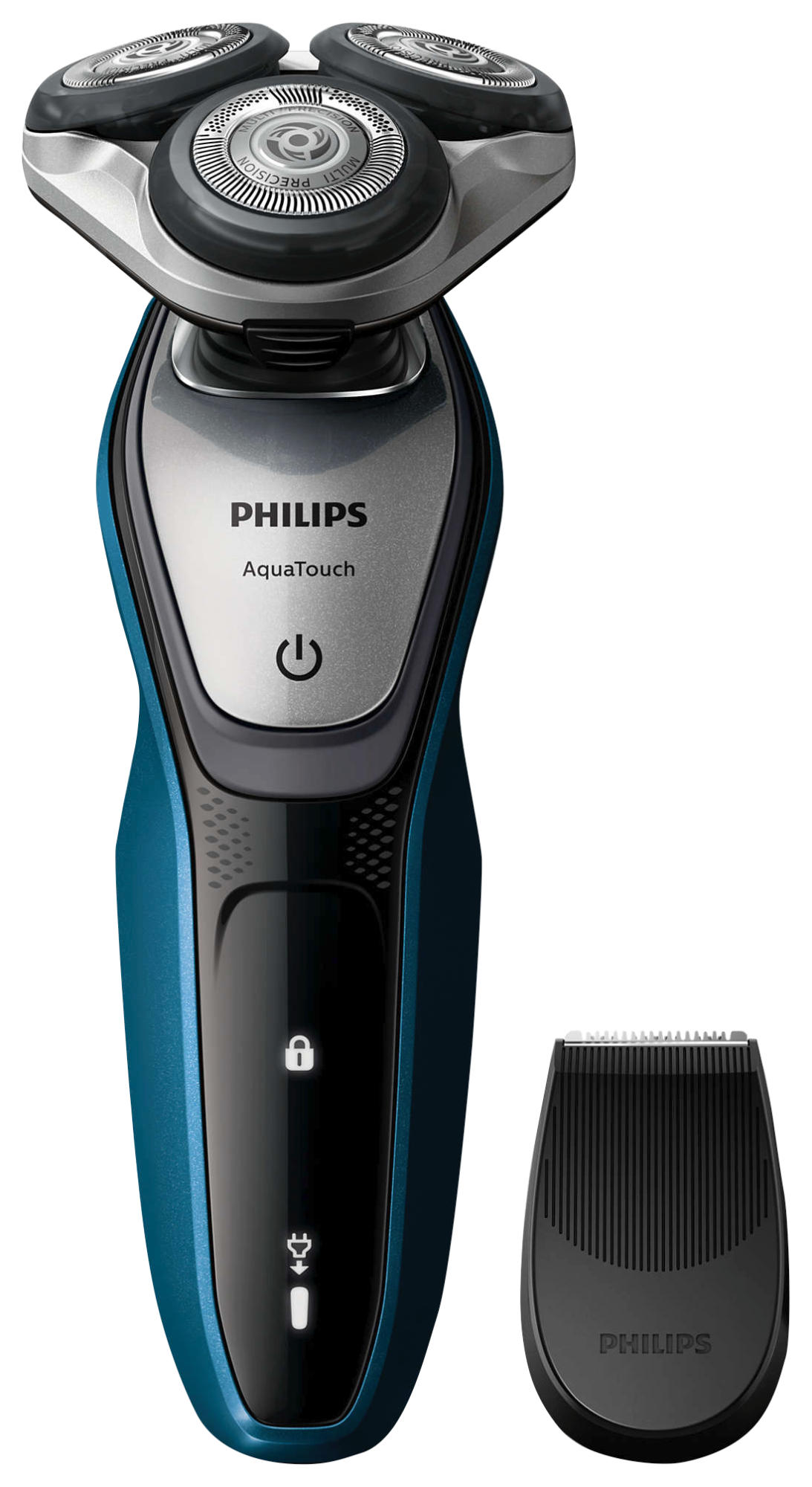 Afeitadora - Philips S 5420/06 Sistema de cuchillas MultiPrecision, 45 minutos de autonomía,