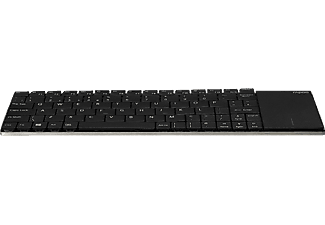 RAPOO 180230 Kabellose Touch-Tastatur "E2710", Schwarz