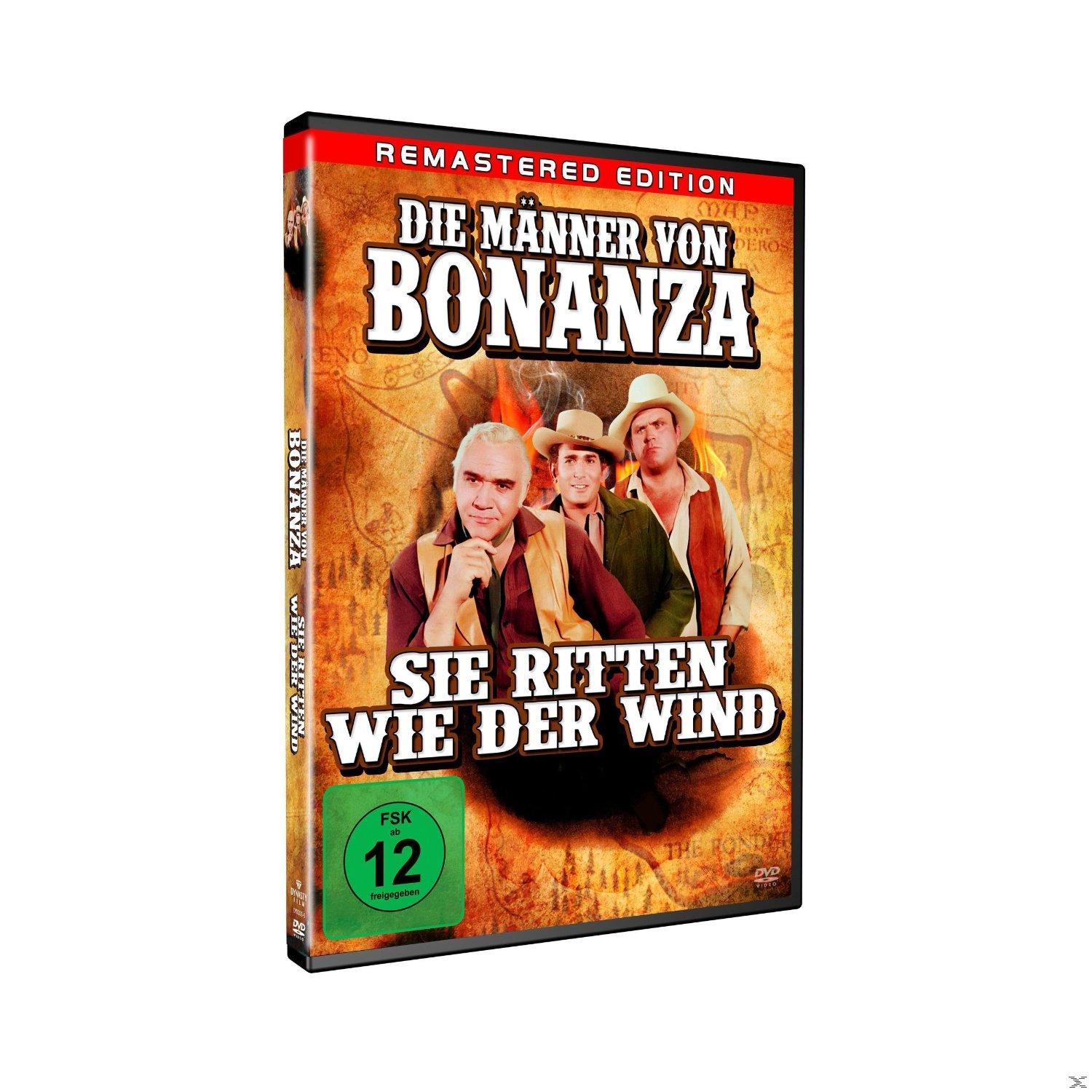 DVD-Cover von Bonanza, deutsche Ausgabe. Zeigt Schauspieler, Titel und Altersfreigabe. Hintergrund ist eine Karte.