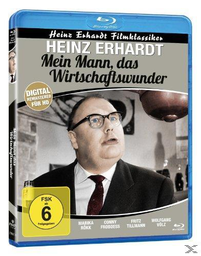 Blu-ray-Hülle. Mann mit Brille, Titel 'Mein Mann, das Wirtschaftswunder'.