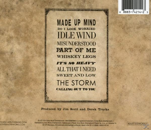 Tedeschi Trucks Band - Made Up Mind  - (CD)