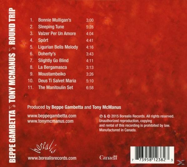 Beppe Gambetta, Ton McManus - Round Trip  - (CD)