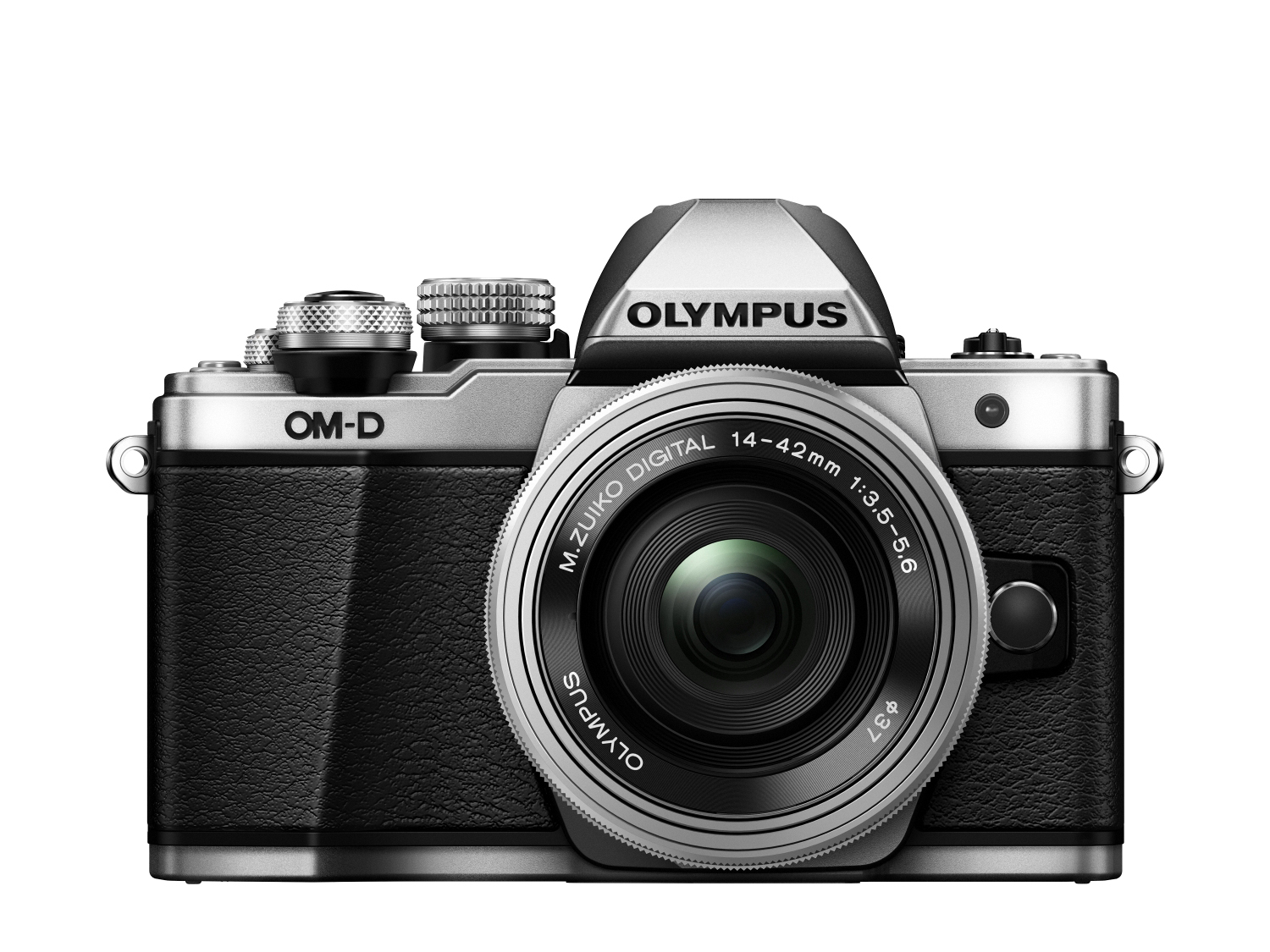 OLYMPUS OM-D E-M10 Mark II  Systemkamera mit Objektiv 14-42 mm, 7,6 cm Display Touchscreen, WLAN