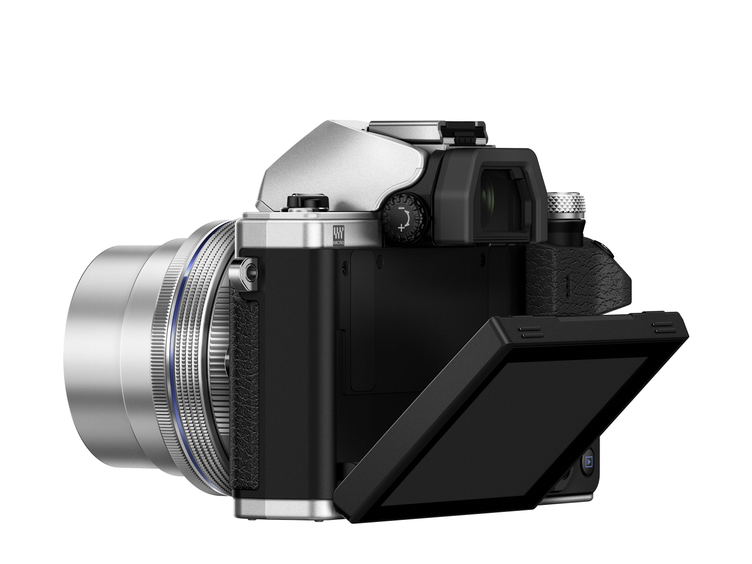 OLYMPUS OM-D E-M10 Mark II  Systemkamera mit Objektiv 14-42 mm, 7,6 cm Display Touchscreen, WLAN