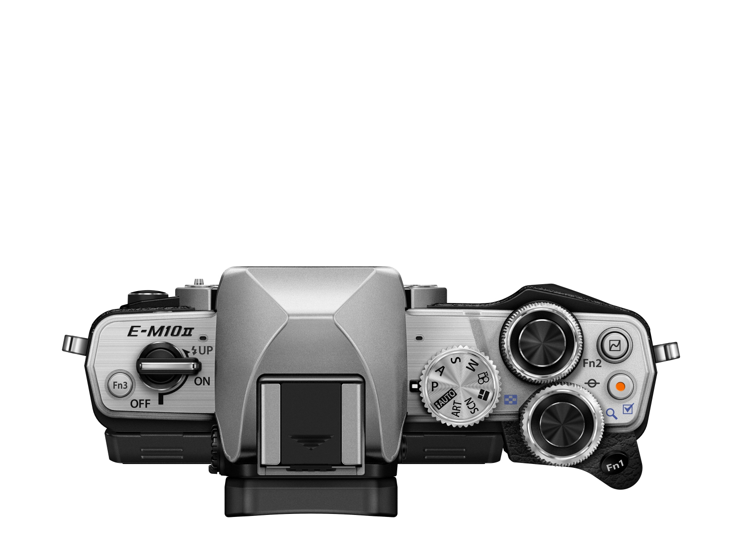 OLYMPUS OM-D E-M10 Mark II Body Systemkamera, 7,6 cm Display Touchscreen, WLAN