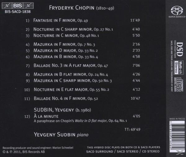 Sudbin Yevgeny - Sudbin Spielt Chopin  - (SACD Hybrid)